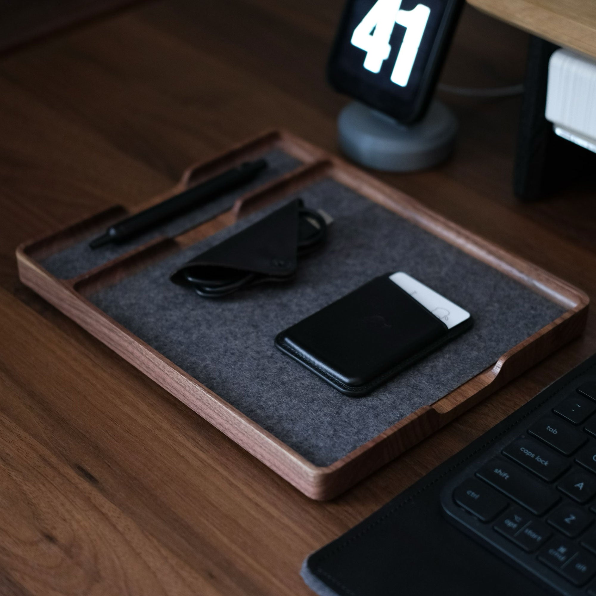 Felt Valet Tray - Leander