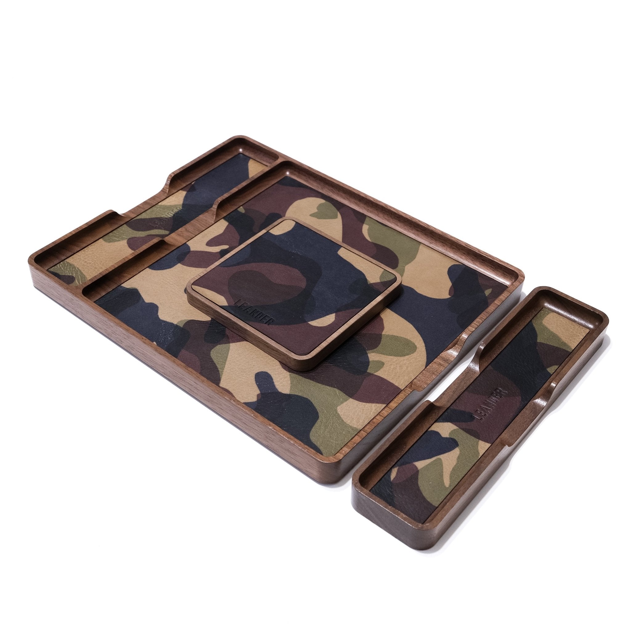 Camo Leather Always Organized Bundle - Leander