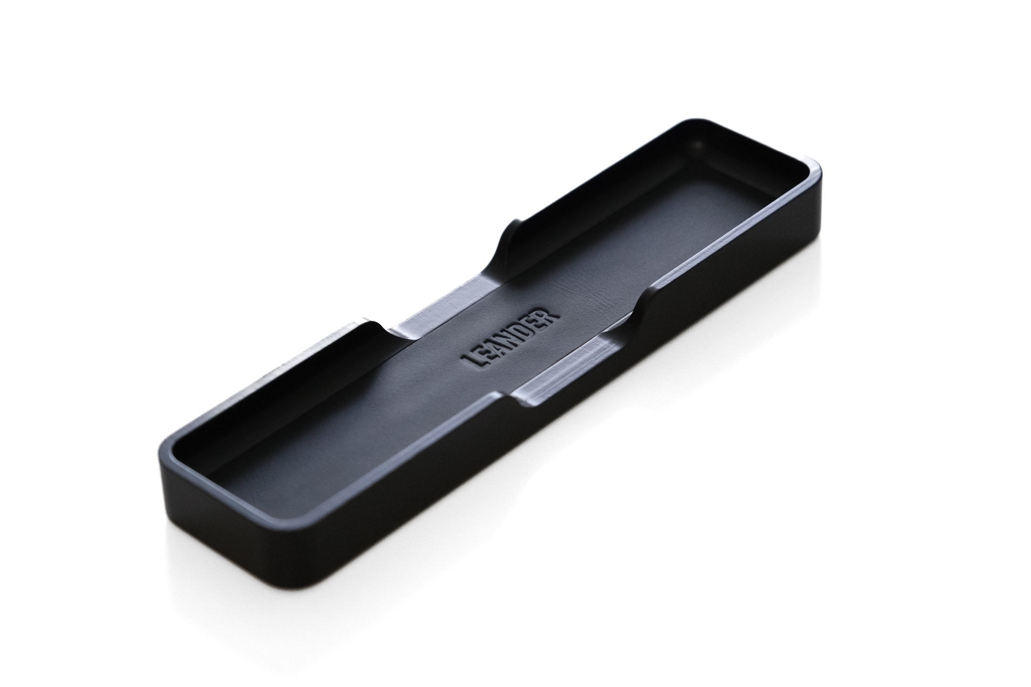 Walnut and Leather Pen Holder - Leander